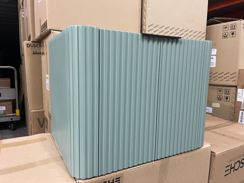 Dusche 2006103MGN 60cm Basin Cabinet - (Fluted Mint Green)
