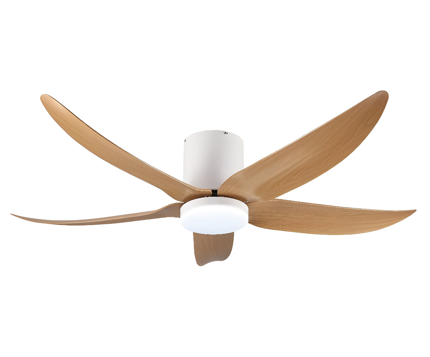 Bestar Hali 52″/ 42" Ceiling Fan (WHITE LIGHT WOOD)
