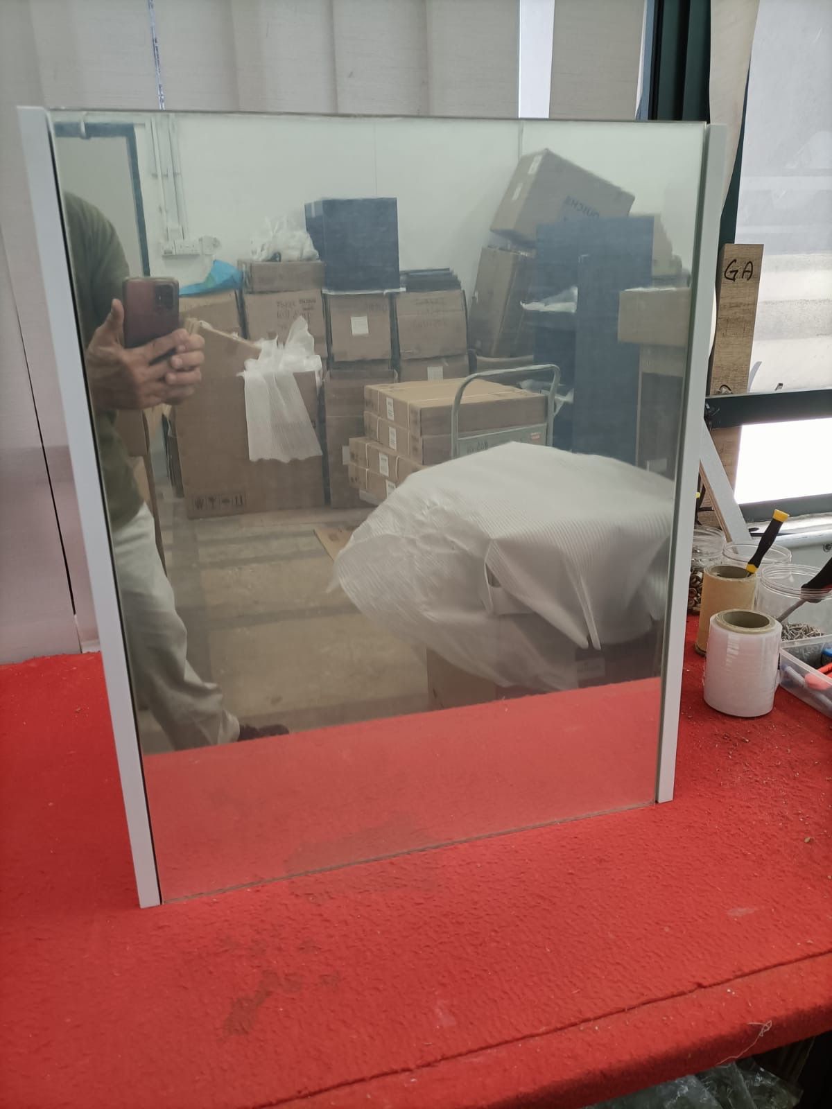 Dusche 2005395MW 50cm Mirror Cabinet (Matt White)