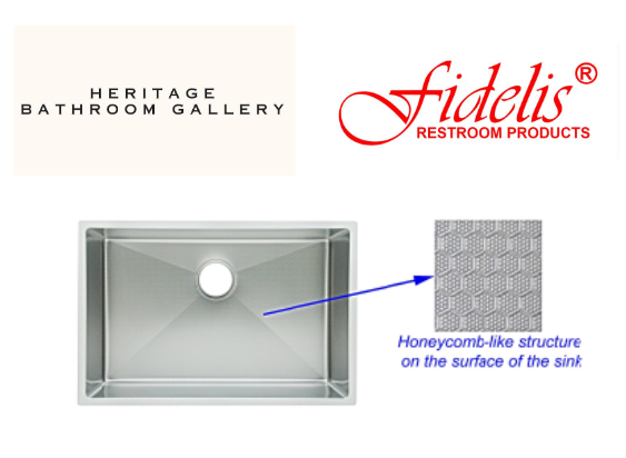 Fidelis Silver Honeycomb Kitchen sink (Single Bowl)