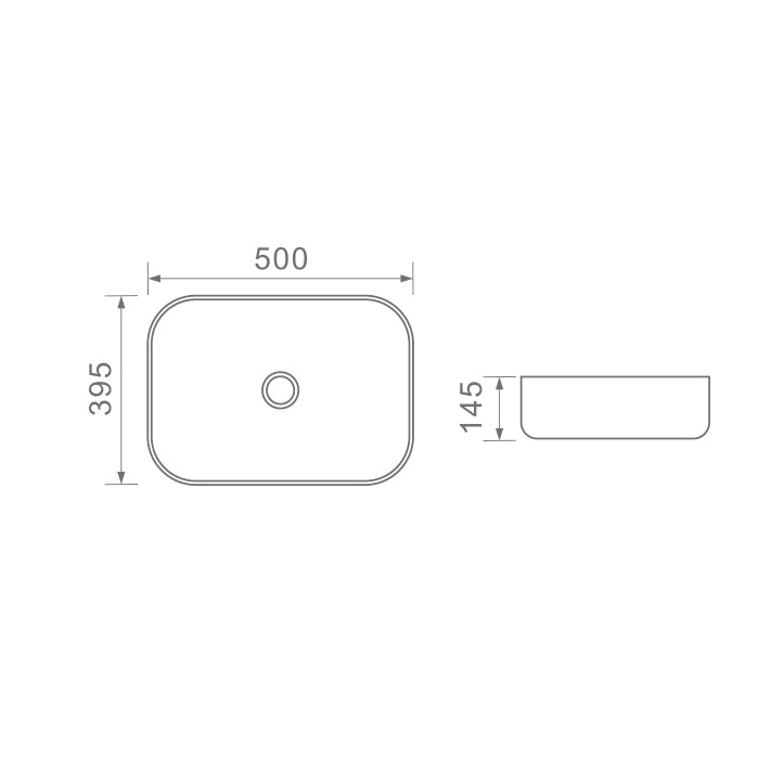 DUSCHE 1001105MW BASIN (50CM)