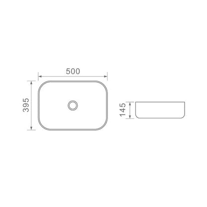 DUSCHE 1001105WMB BASIN (50CM)
