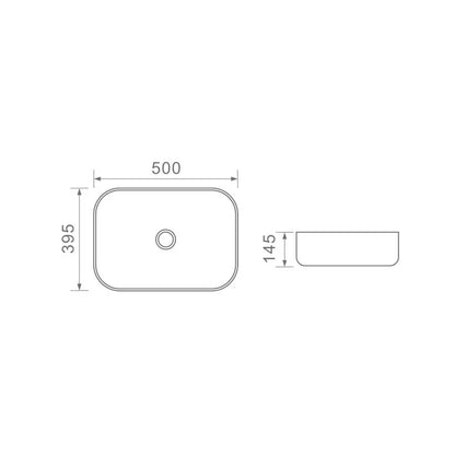 DUSCHE 1001105TZW BASIN (50CM)