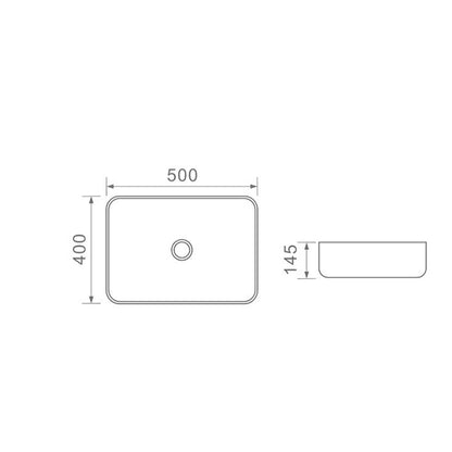 DUSCHE 1001119MBB BASIN (40CM)
