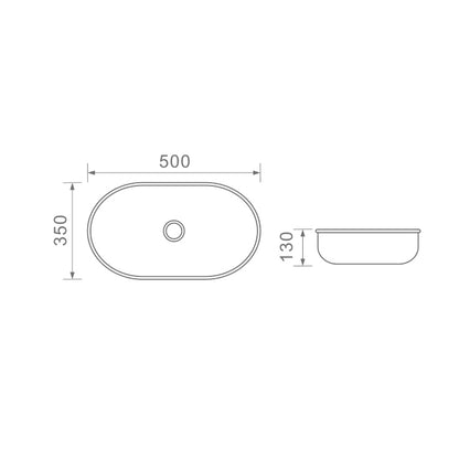 DUSCHE 1001129MW BASIN (50CM)
