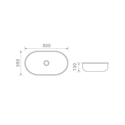 DUSCHE 1001129 BASIN (50CM)