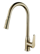 NTL 1814 Gold Pull Out kitchen Tap