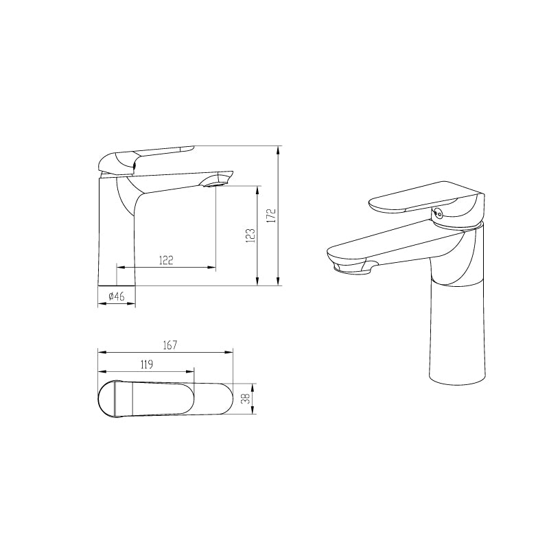 Aalto 1302MRG Mixer Tap
