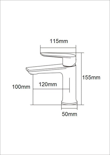 AALTO 1351W MIXER TAP