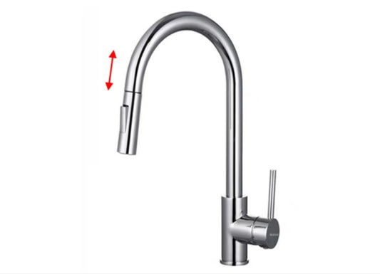 Nobel 4021 Chrome Mixer Pull Out Kitchen Tap