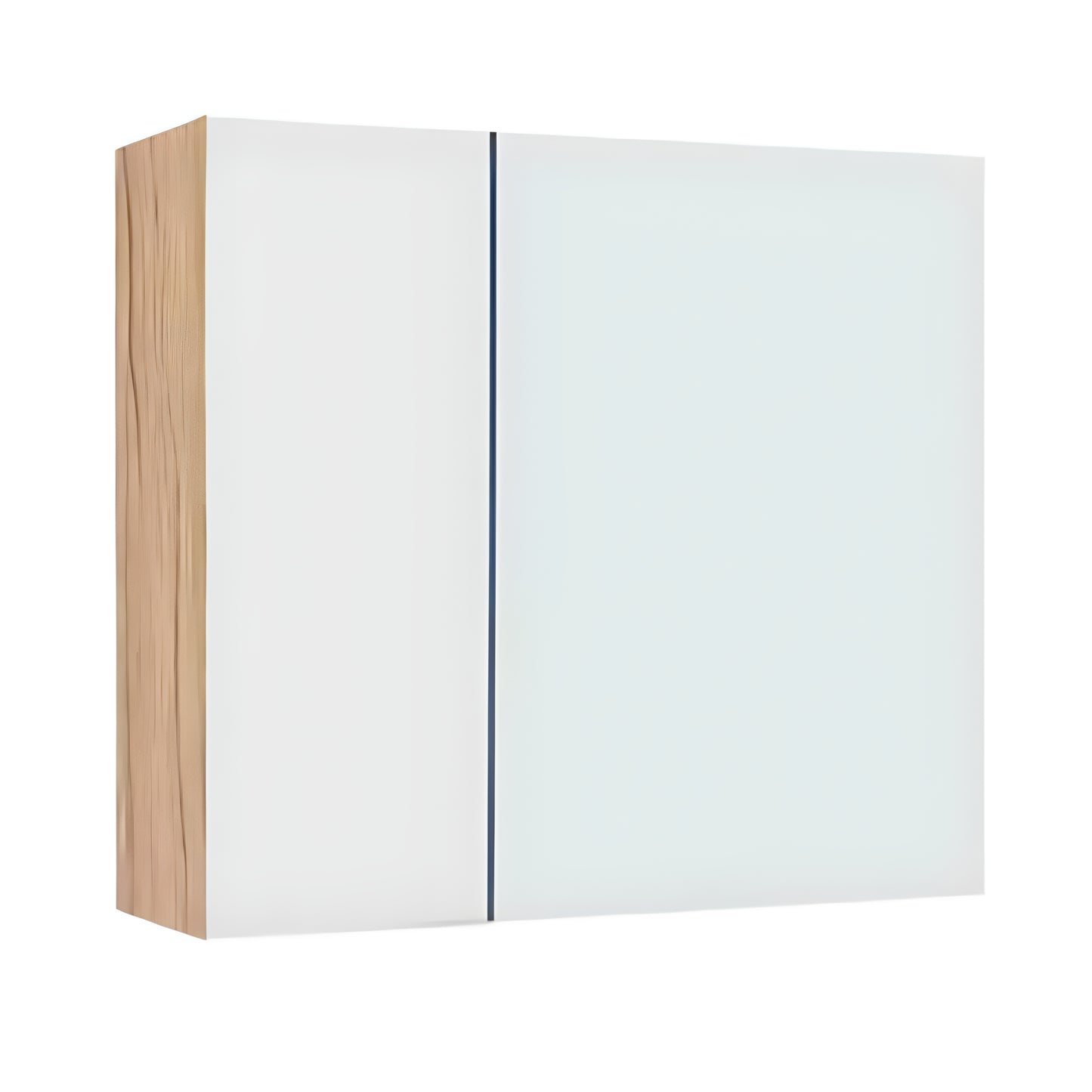 Nexus 70cm Mirror Cabinet (Beige Oak)