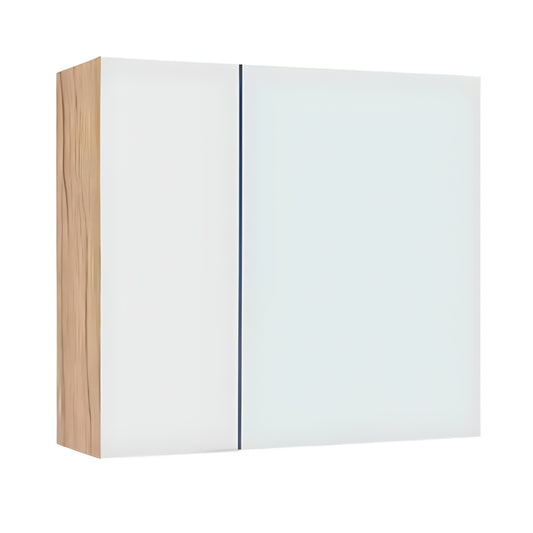 Nexus 70cm Mirror Cabinet (Beige Oak)