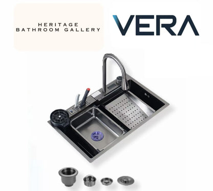 Vera Armonia KS8801P Piano Multi-Function Nano Kitchen Sinks