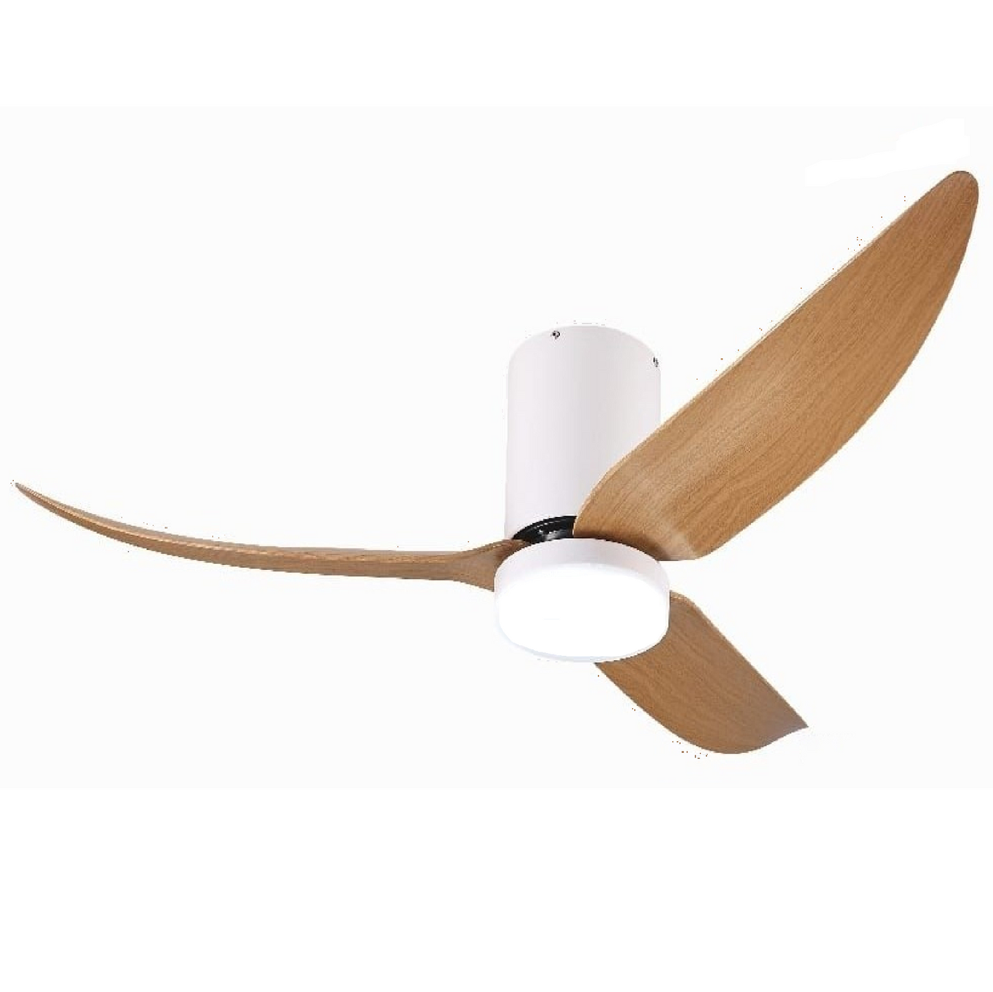 Bestar Hali 50″/ 40" Ceiling Fan (WHITE LIGHT WOOD)