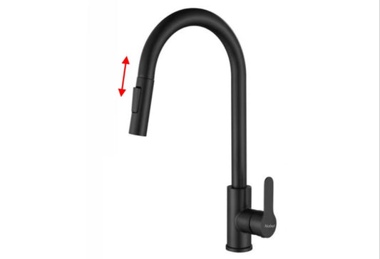 Nobel 4021-BK Pull Out Kitchen Tap