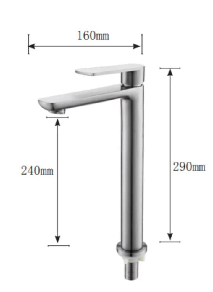 RICO-30406-12-C Tall Basin Tap