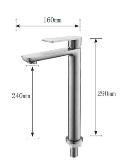RICO-30406-12-C Tall Basin Tap