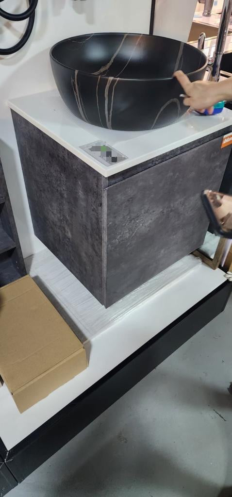 Dusche 2005103MG (50cm) Basin Cabinet (Marble Grey)