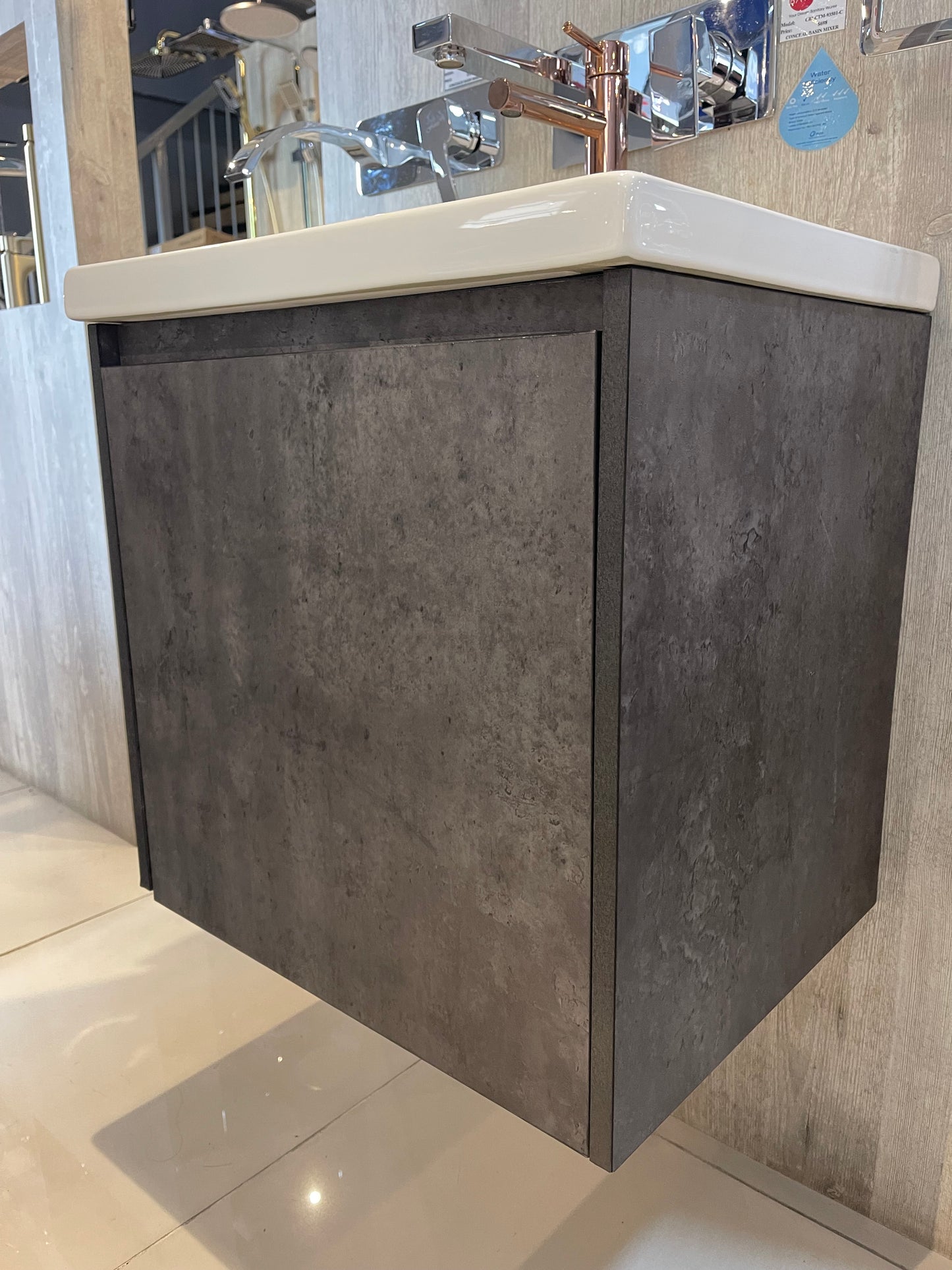 Dusche 2005315MG (50cm) Basin Cabinet (Marble Grey)
