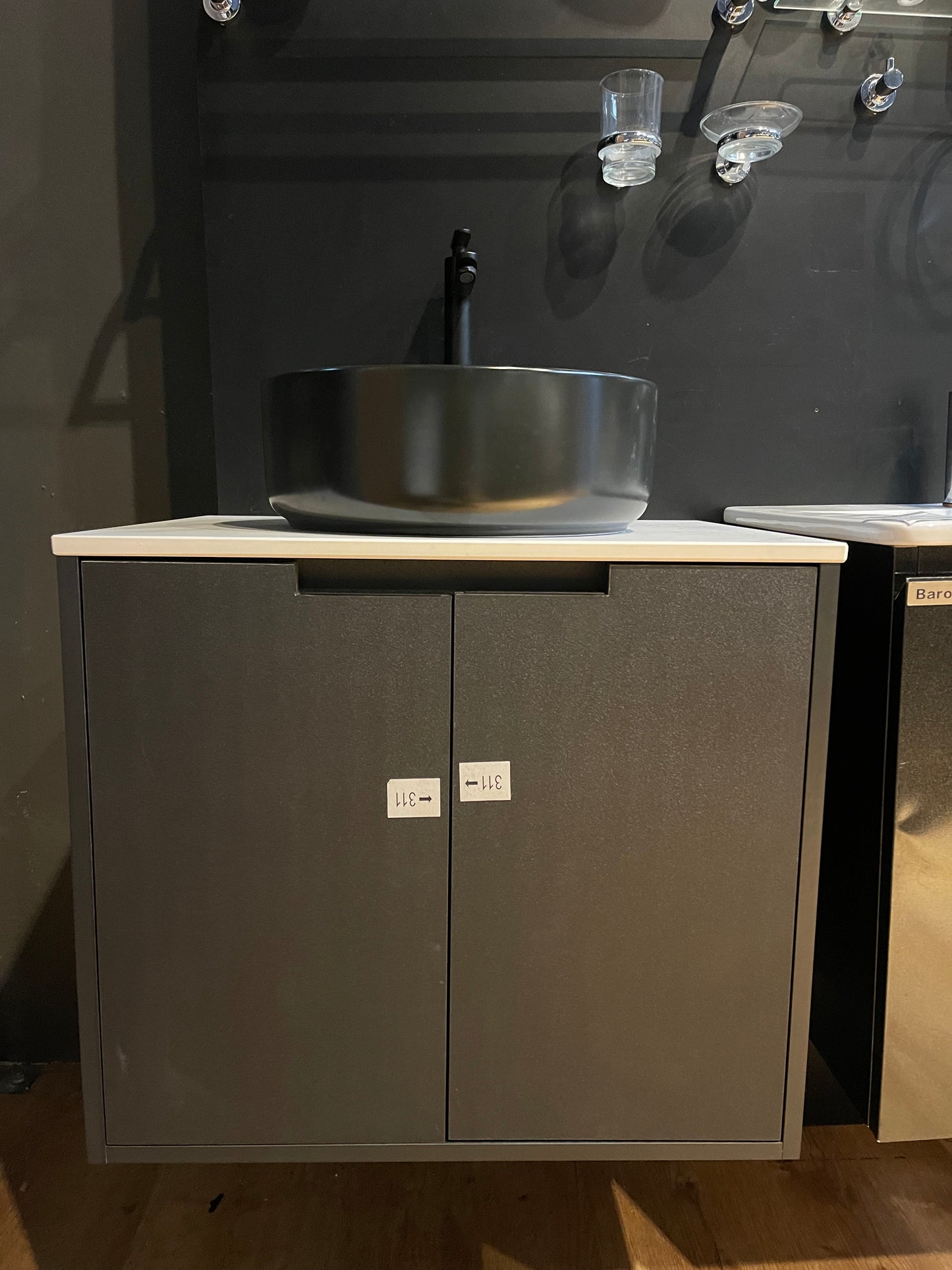 Dusche 2006105MB 60cm Basin Cabinet (Matt Black)