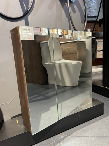 Dusche 2006193BW 60cm Mirror Cabinet (Black Walnut)