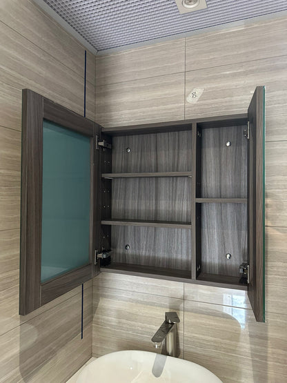 Dusche 2006193GB 60cm Mirror Cabinet (Grey Brownish)