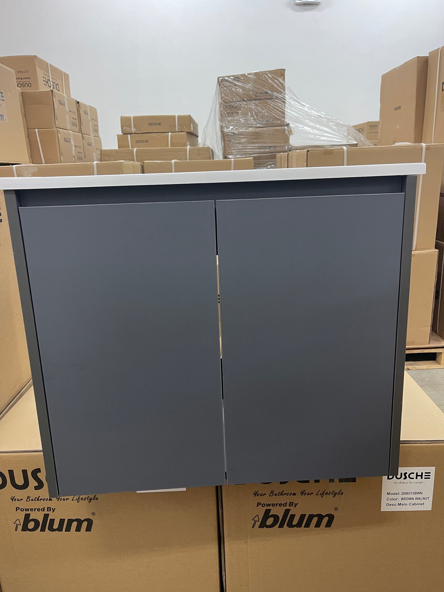 Dusche 60cm Basin Cabinet (Matt Dark Grey)