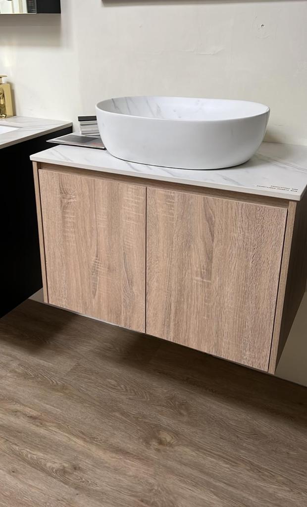 Dusche 2007315WG 75cm Basin Cabinet - (Light Wood Gain)