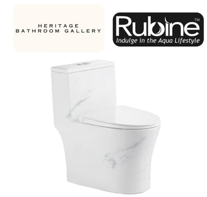 Rubine PN-105 One-Piece Toilet Bowl (Rimless Flush)