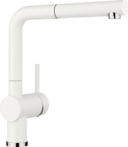 Blanco Linus-S White Pull Out Sink Mixer