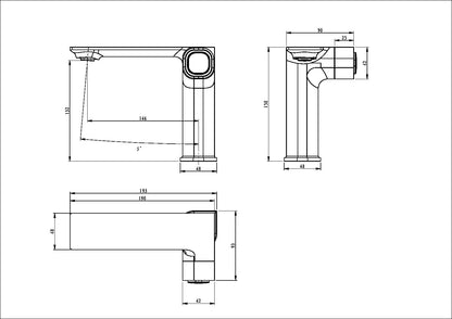 AALTO  3502GM MIXER TAP