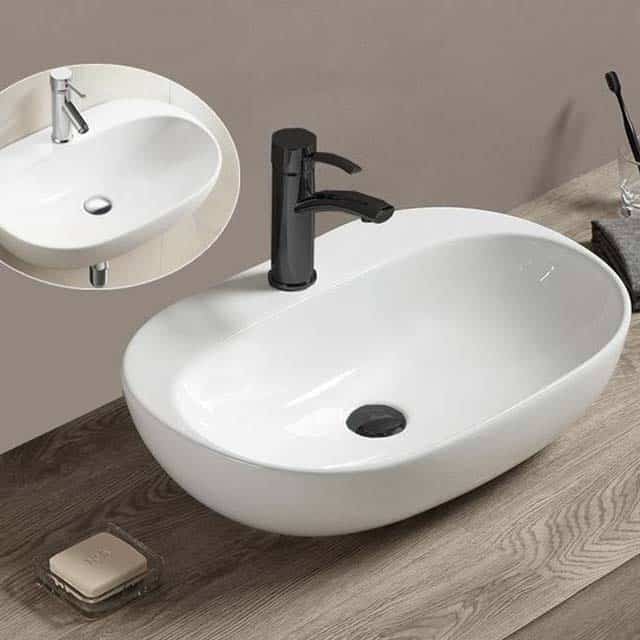 ZAFFIRO PB-4360 WALL MOUNT BASIN (60CM)