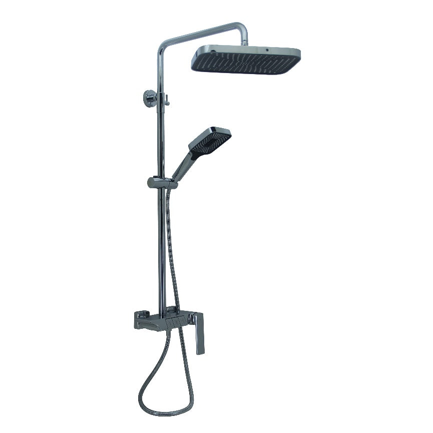 Fidelis FT-7188 Gun Metal Piano design Rain shower set