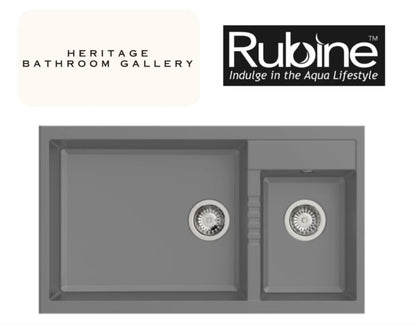 Rubine MEQ 860-86L (86CM) Top Mount Kitchen Sink