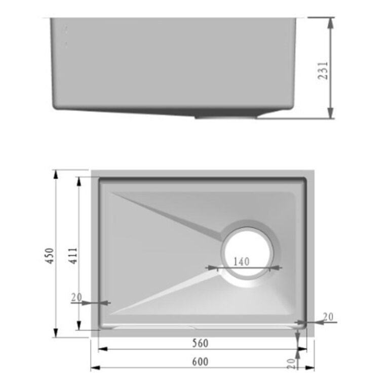 Fidelis Embossed Nano Black Kitchen Sinks (Undermount Sink)