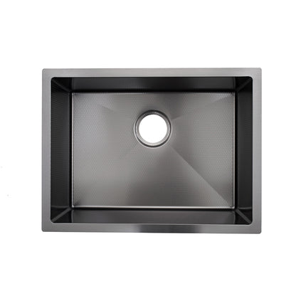 Zaffiro Honeycomb Gun Metal Kitchen Sink