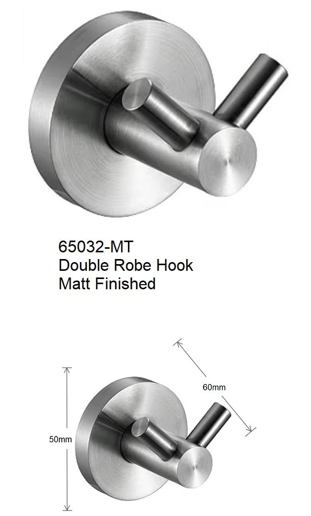 Nobel Robe Hook Nobel 65032-MT Robe Hook – Heritage Bathroom Gallery