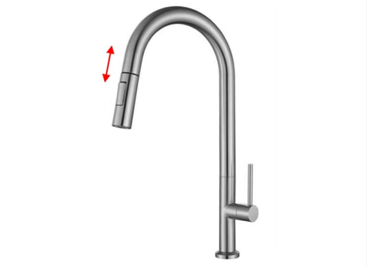 Nobel 4320 SS Pull Out Kitchen Tap