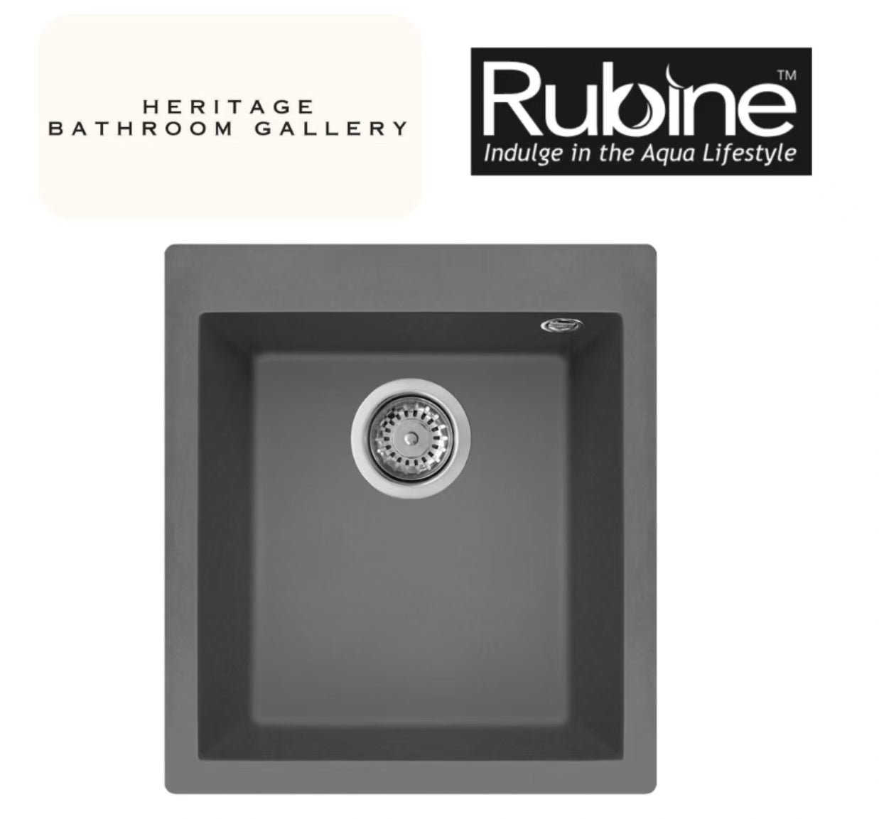 Rubine MEQ 810-41 (41CM) Top Mount Kitchen Sink