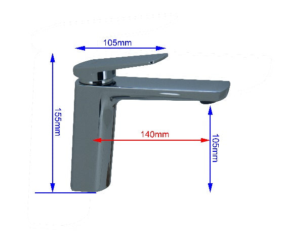 Fidelis FT-7501CP Mixer Tap