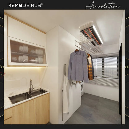 Remode Hub 1.6 Meter Airvolution Premium Automated Laundry System