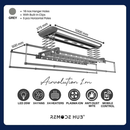 Remode Hub 1 Meter Airvolution Premium Automated Laundry System