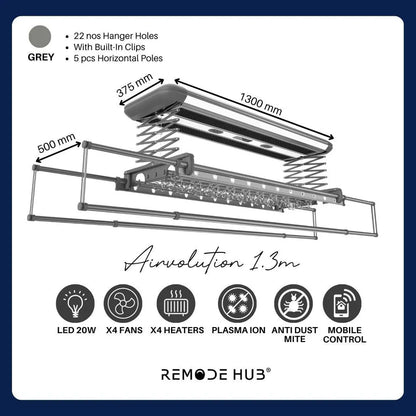Remode Hub 1.3 Meter Airvolution Premium Automated Laundry System