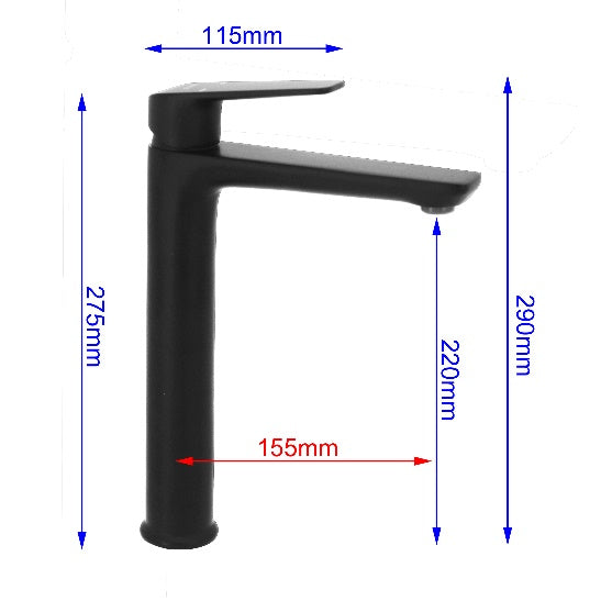 Fidelis FT-69A2-BK Mixer Tap