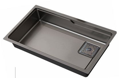 NTL-K7543-GM 68CM Nano Gun Metal Kitchen Sink