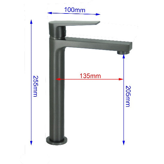 Fidelis FT-66A2C-HGM Tall Basin Tap