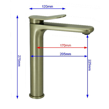 Fidelis FT-7102 HBG Tall Mixer Tap