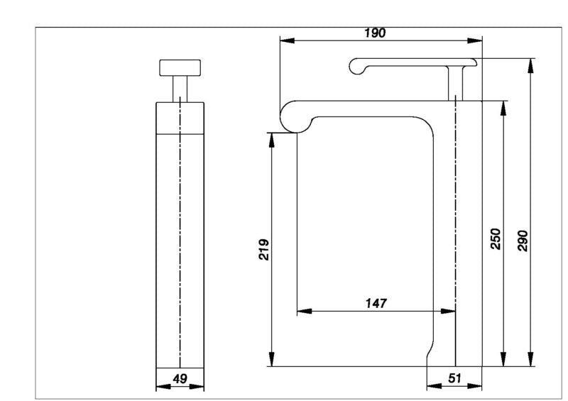 AALTO 9041 TALL MIXER TAP