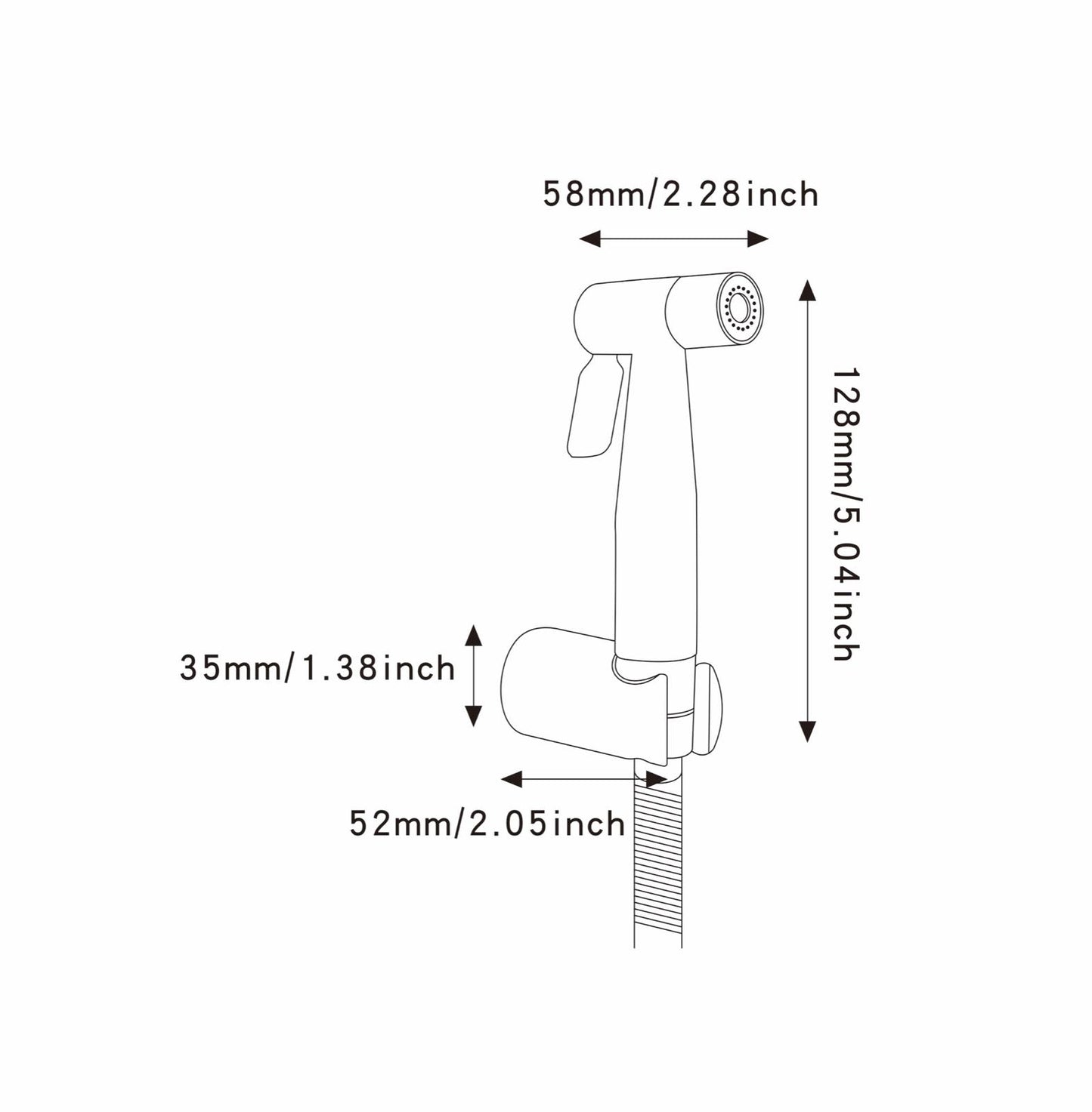 Aalto 9802C Bidet Spray Set