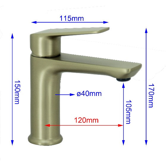 Fidelis FT-69A1-HBG Mixer Tap
